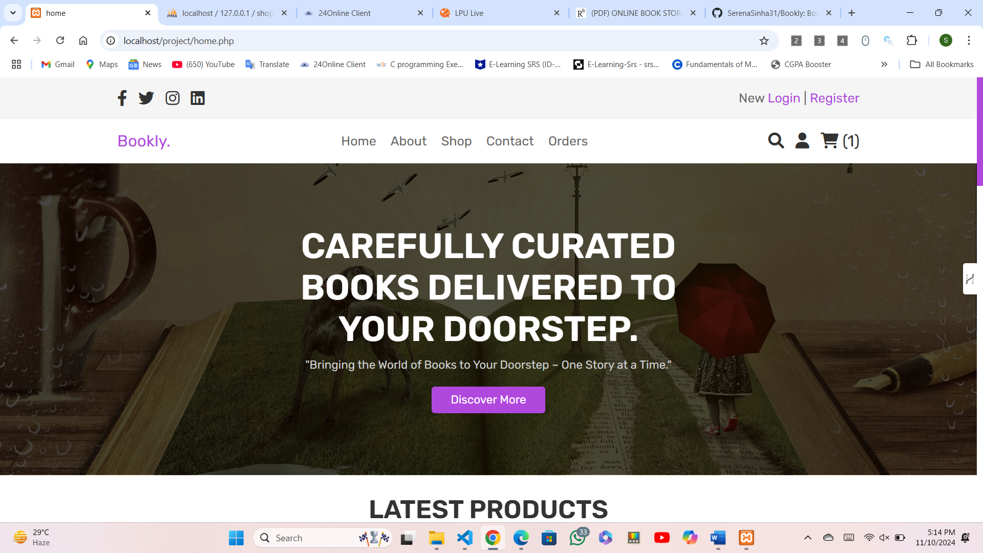 Bookly – PHP & MySQL Book Portal