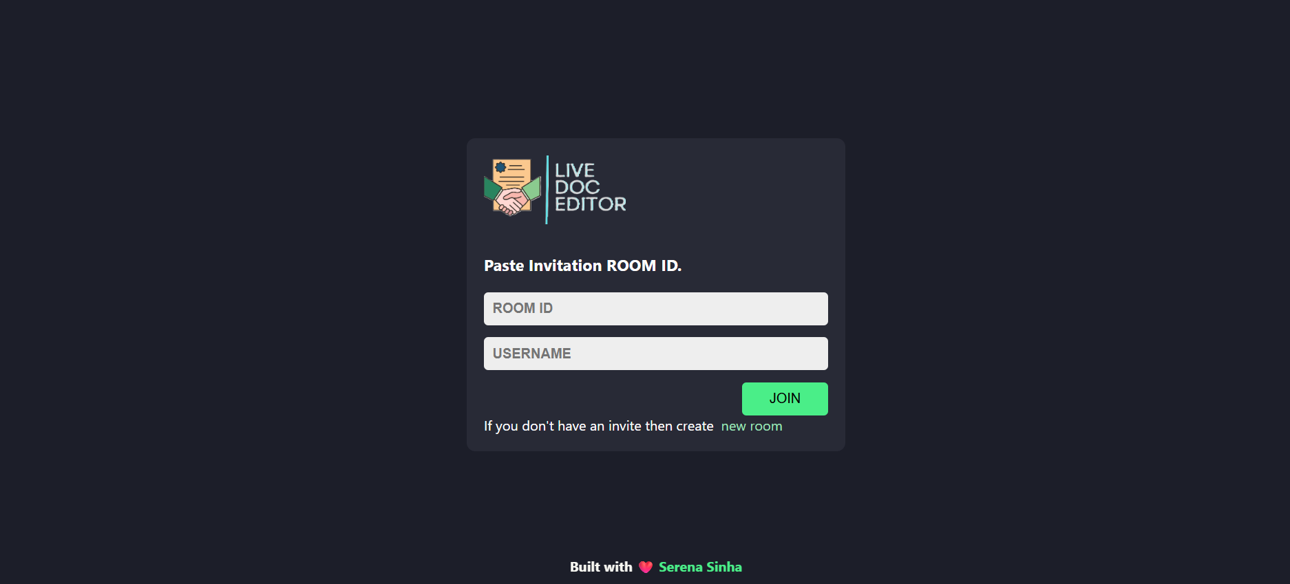 Real-Time Document Editor